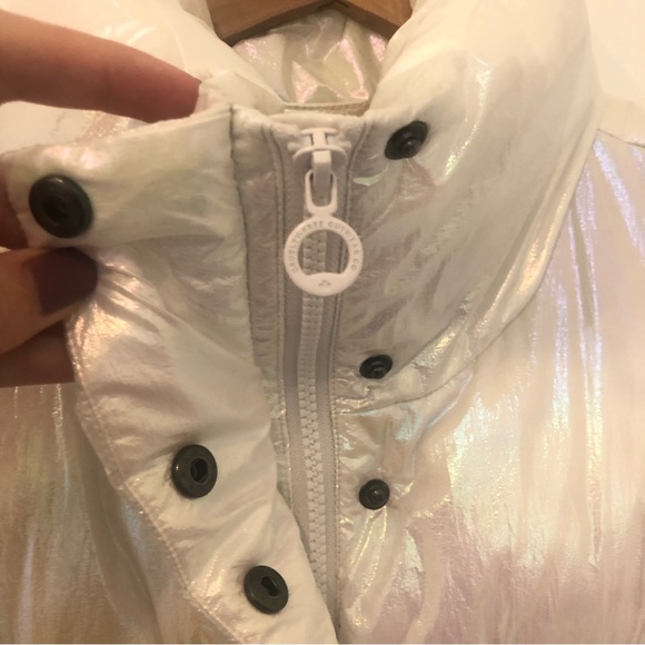 Noize Puffer Aurora opal iridescent puffer vest | Sz M - Picture 7 of 16